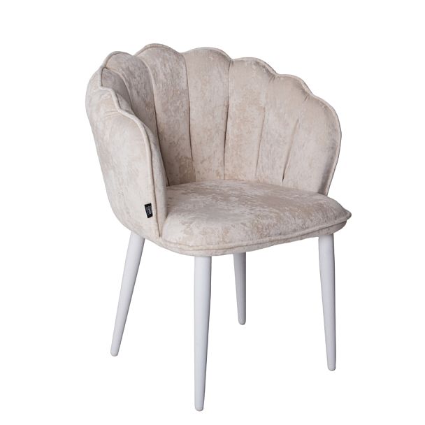 Стул Тиффани, велюр Monaco 01, ножки металл RAL 9003 - Вид 1