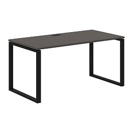 Стол прямой EQST 1580 Мокко/Черный 1560х800х750 EDIS - Фото предпросмотра