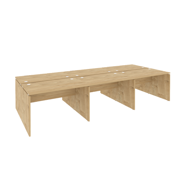 Onix Рабочая станция O.D.RS-6.2.7 Тиквуд светлый 3540*1475*750 - Вид 1