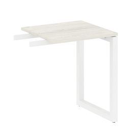 Metal System Quattro Приставной элемент на О-образном м/к 50БО.ПР-1 Дуб наварра/Белый металл 600*600*750 - Фото предпросмотра