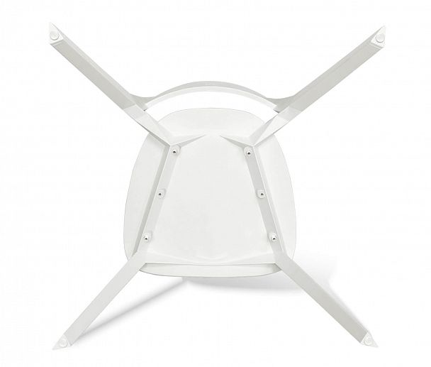 Стул Sheffilton SHT-S111-CN1 с мягкой подушкой из кож.зама белый/белый, стопируемый - Вид 5