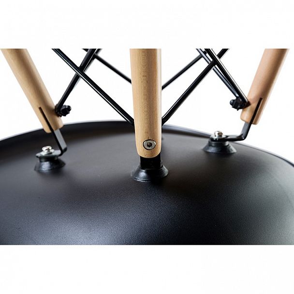 Стул обеденный LMZL-PP623 (ножки светлый бук, цвет сиденья чёрный) - Вид 7