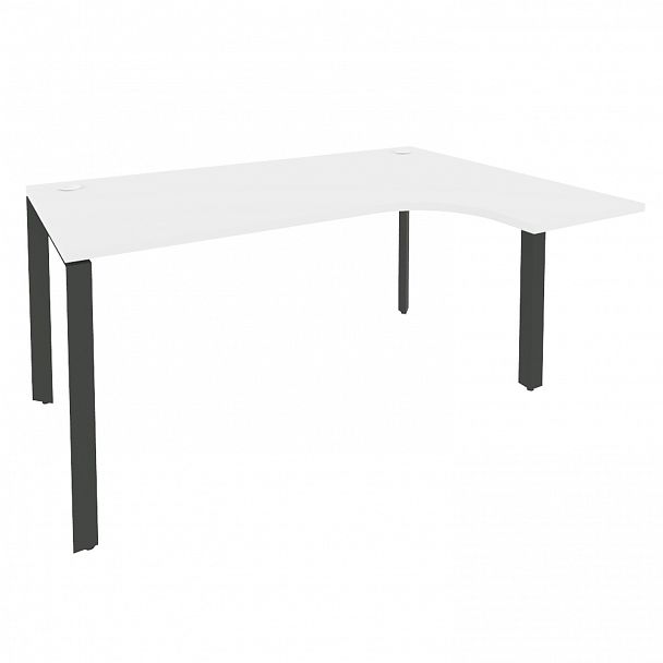Стол эргономичный "Onix" O.MP-SA-4 белый/антрацит - Вид 1