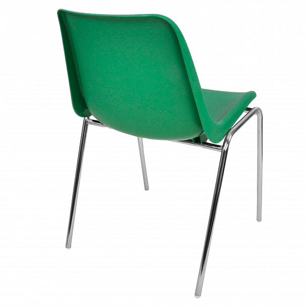 Стул Vicenza (4 ножки) Каркас хром, зеленый, стопируемый - Вид 2
