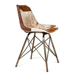 Стул Secret de Maison Имес Родео/Eames Rodeo (мод. M-13098), металл/шкура буйвола, античная медь - Фото предпросмотра