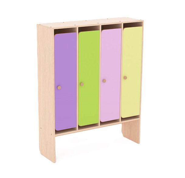 Шкаф детский 4-секционный для одежды ШЛД-007 - Вид 1