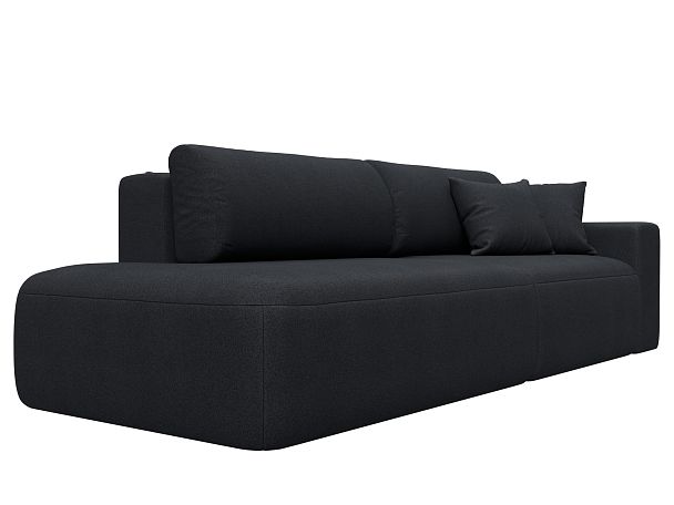 Диван прямой Лига-036 НПБ Модерн подлокотник справа Искусственная замша серый - Вид 3