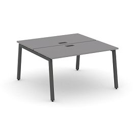 Стайл Проджект Рабочая станция двухсторонняя SN-5A.DRS-001 Серый Пепел/Металл Антрацит 980*1232*750 - Фото предпросмотра