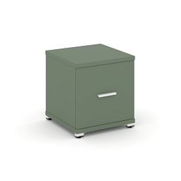 Concept Шкаф 1 узкая секция, 1 ниша CN.STU-113 W Кобо/Металл Белый 420*420*450 - Фото предпросмотра