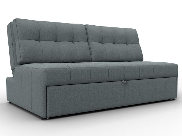 Диван прямой Лига-107 (160) Рогожка серый - Вид 1