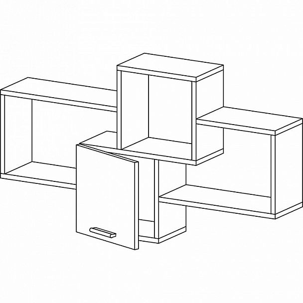 Полка комбинированная Флэш-25 - Вид 2