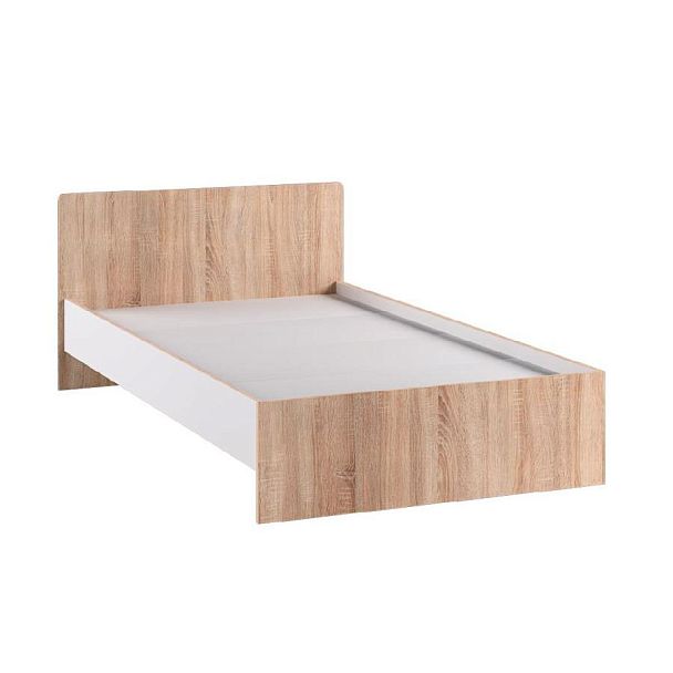 Спальня Бланка. Кровать 1,2 дуб сонома/белый - Вид 1