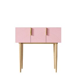 Консоль с тремя дверками Line LN15/GR1/pink - Фото предпросмотра