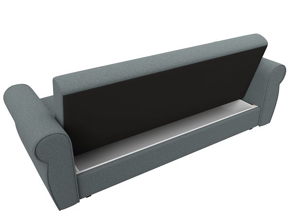 Диван-книжка Лига-019 Рогожка серый - Вид 7