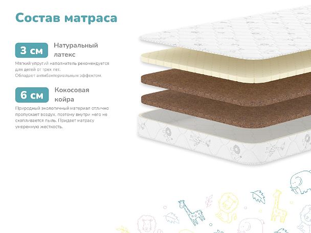 Матрас Димакс Умник Макси 70х120 - Вид 2