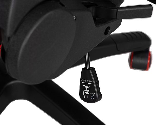 Кресло игровое DOBRIN BRIAN (черно-красная экокожа) - Вид 7