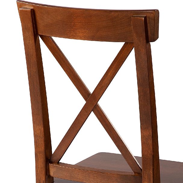 Комплект деревянных стульев с жестким сиденьем Бергольф Темный орех, 4 шт. - Вид 8