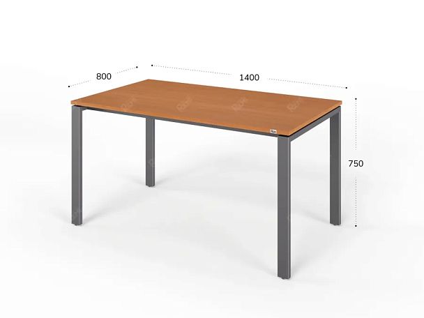 ЛАЙТ / LIGHT RLG015-14x8 Прямоугольный стол 140x80x75 Вишня - Вид 2