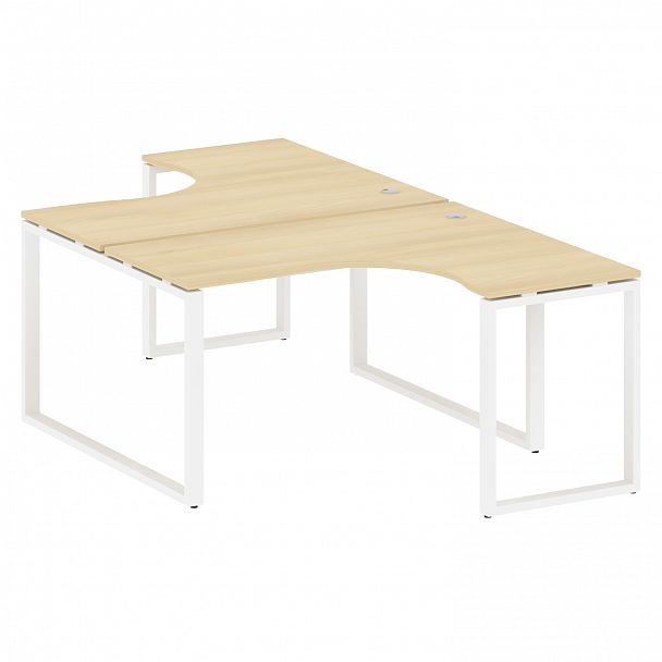 Рабочая станция "Metal System" БО.РАС-СА-2.3 акация/белый - Вид 1