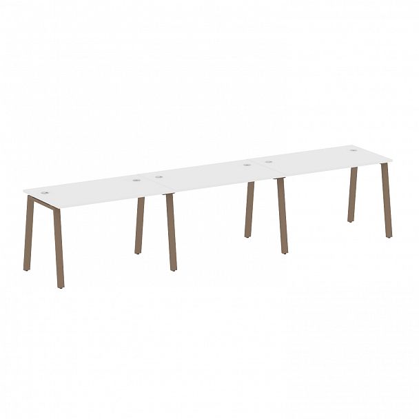 Рабочая станция "Metal System" БА.СМ-3.2 белый/мокко - Вид 1