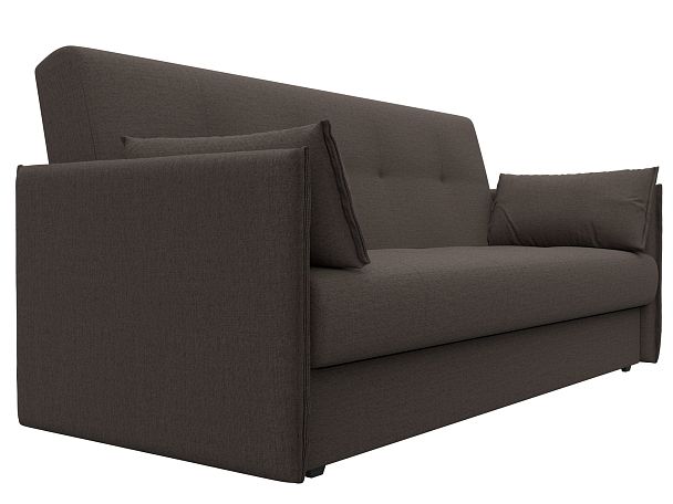 Диван-книжка Лига-018 Рогожка коричневый - Вид 3