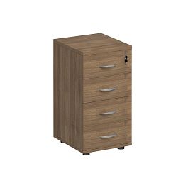 Тумба приставная 4-х ящичная с замком Комфорт КФ К.311 ШТ дуб шамони темный - Фото предпросмотра