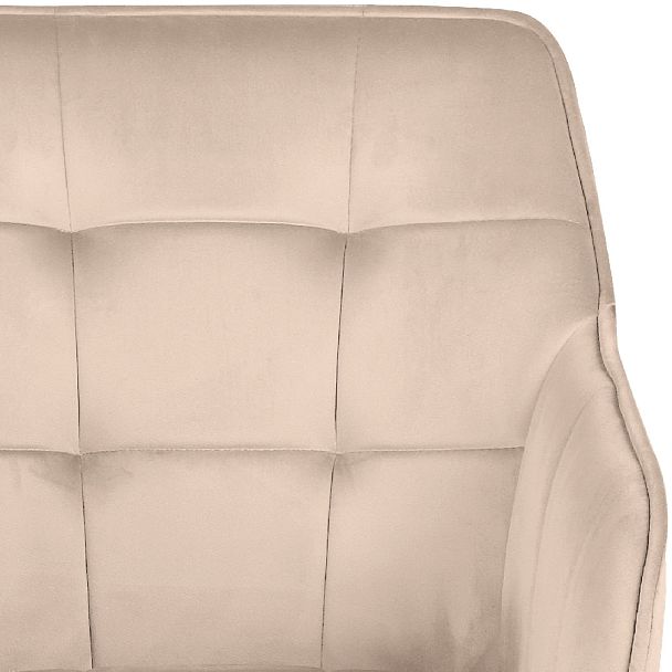 Комплект полубарных поворотных кресел Мони К, Confetti cream/белый, 4 шт. - Вид 8