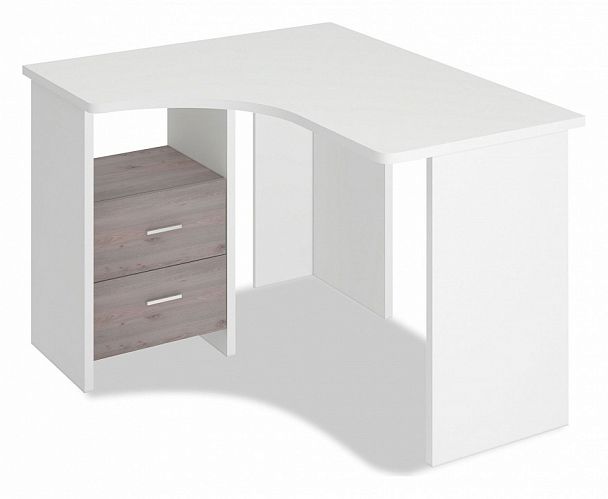 Стол письменный Домино Лайт СКЛ-Угл 120 Белый/Нельсон левый - Вид 1