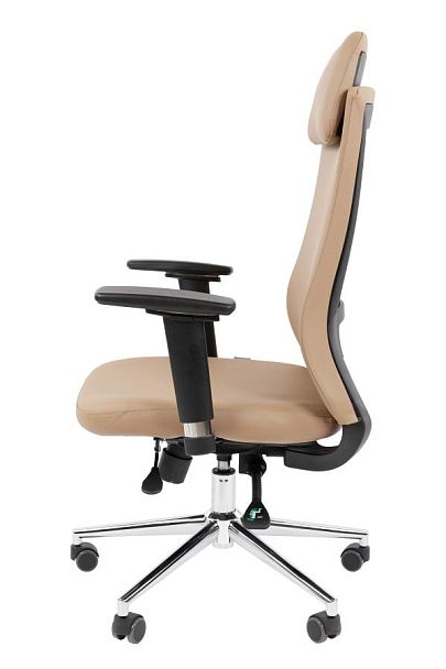 Офисное кресло Chairman 500LUX Россия экокожа бежевый - Вид 7