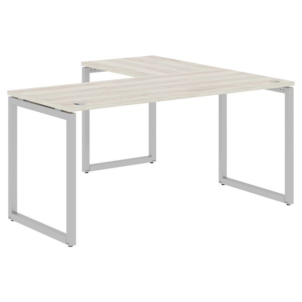 Стол угловой XQCT 1615 Сосна Эдмонт/Алюминий 1600х1500х750 XTEN-Q - Вид 1