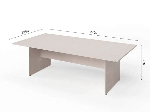 ЛАЙТ / LIGHT RLG009-24x12 Конференц-стол 240x120x75 Дуб Молочный - Вид 5