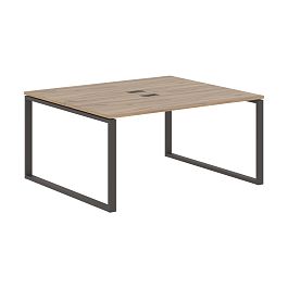 Стол 2-х местный EQWST 1513 Дуб Денвер светлый/Мокко 1560х1346х750 EDIS - Фото предпросмотра