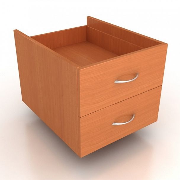 Тумба подвесная Менеджер ТП-02 вишня - Вид 4