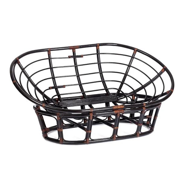 Диван Мамасан/Mamasan (23/02 W) /без подушки/Antique brown (античный черно-коричневый) - Вид 1