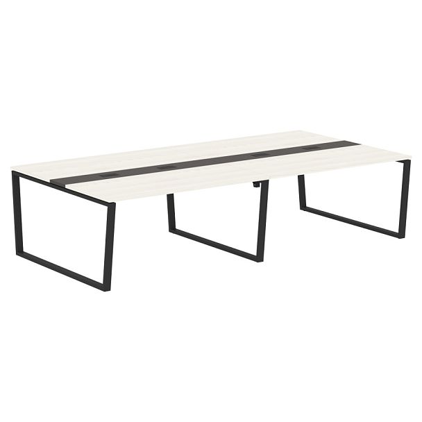 Конференц стол EVCT 3116 Ясень Траун/Черный 3126х1606х750 EDIS - Вид 1