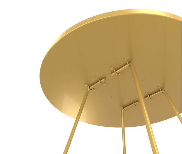 Столик журнальный Sheffilton SHT-CT42 античное золото - Вид 4