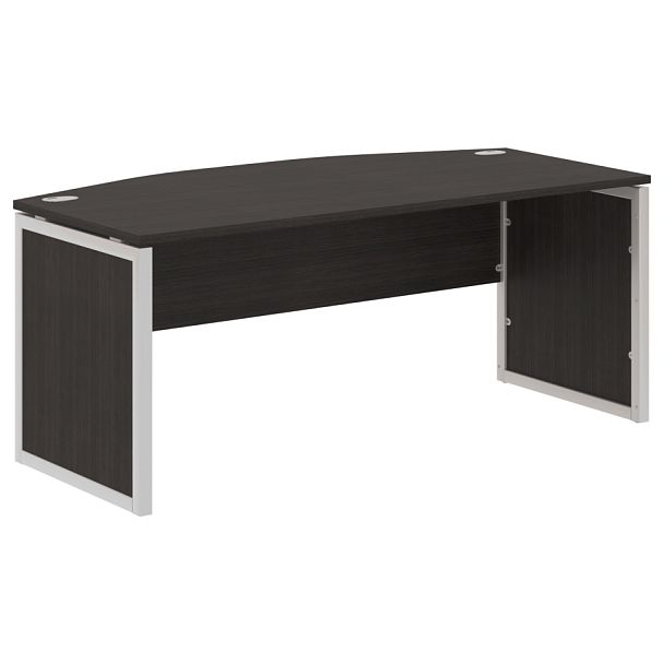 Стол руководителя XQPET 189 Дуб Юкон Модерн/Алюминий 1800х914х750 XTEN-QP - Вид 1