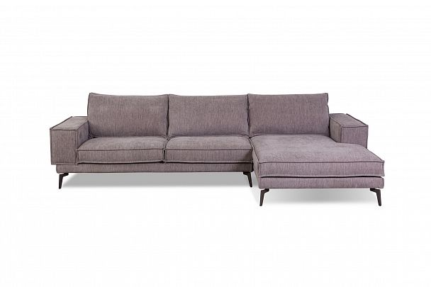 Диван ENZO с шезлонгом, рогожка, бежевый - Вид 8