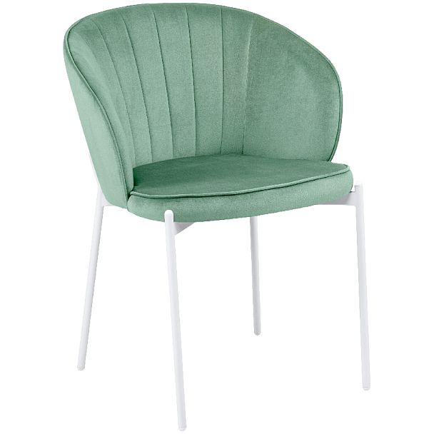 Стул кухонный Миэль мятный велюр/белый - Вид 3