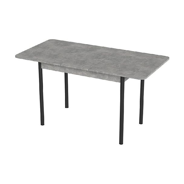 Стол Лион 2 ЛДСП (Подстолье прямое черное) НЕ ВЫБИРАТЬ Ателье светлый - Вид 2