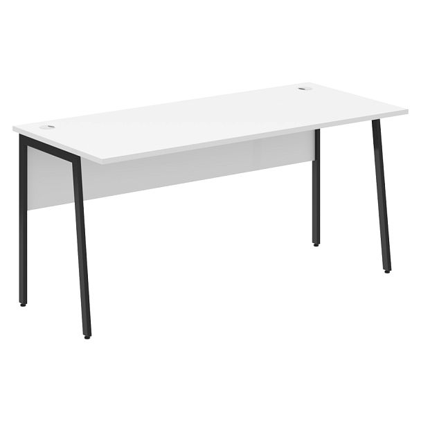 Стол прямой СП-4P Белый/Антрацит 1600х720х755 IMAGO PLUS - Вид 1