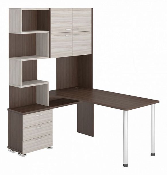 Стол компьютерный Домино СР-500М/160 Карамель/Шамони левый - Вид 1