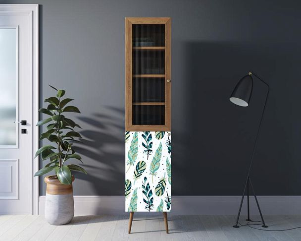 Буфет Berber узкий принт 44 арт BB39/Print_44 - Вид 4