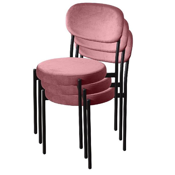 Стул Mason, бархат пудровый 15 - Вид 7