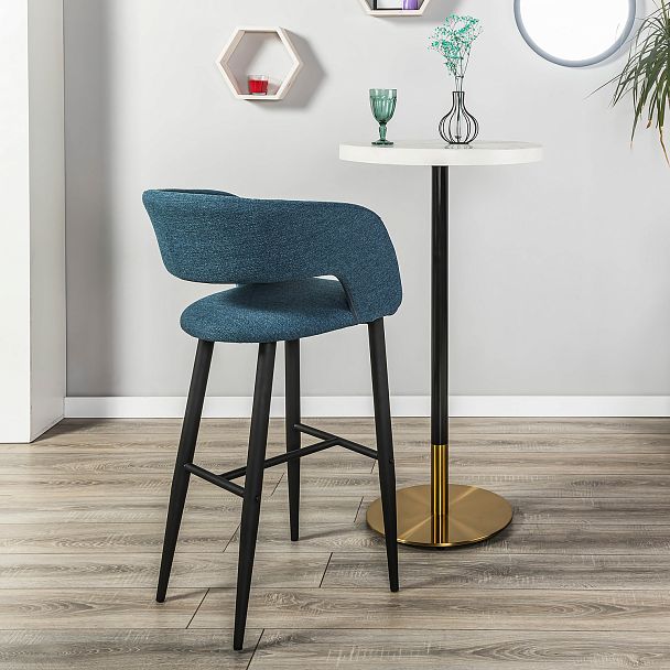 Кресло Бар.Hugs синий/черный - Вид 11