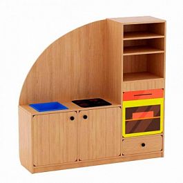 Уголок-кухня Хозяюшка, бук - Фото предпросмотра