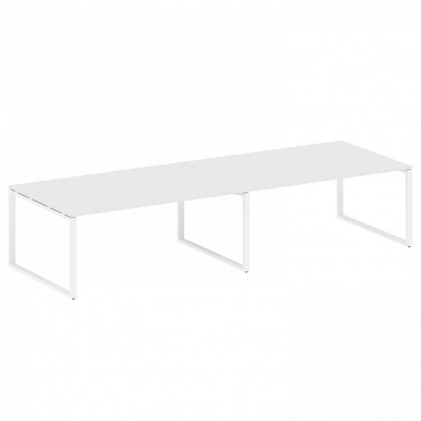 Стол для переговоров "Metal System" БО.ПРГ-2.5 белый - Вид 1
