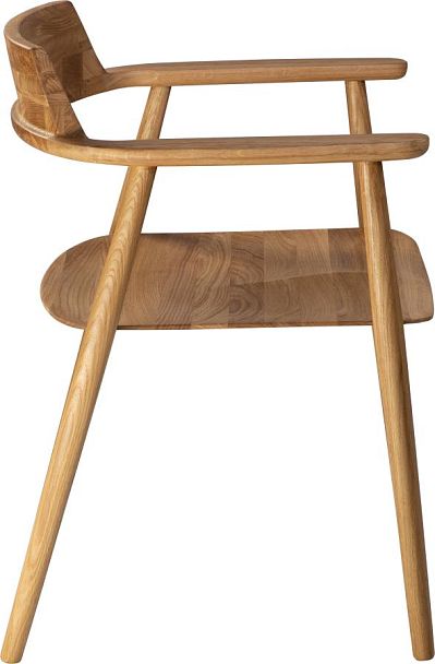 Кресло деревянное из массива дуба Сэн Дуб светлый - Вид 3