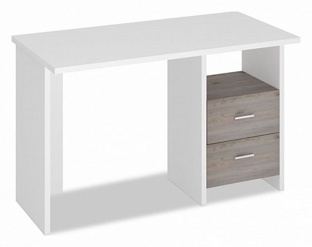 Стол письменный Домино Лайт СКЛ-Прям120 Белый/Нельсон - Вид 1