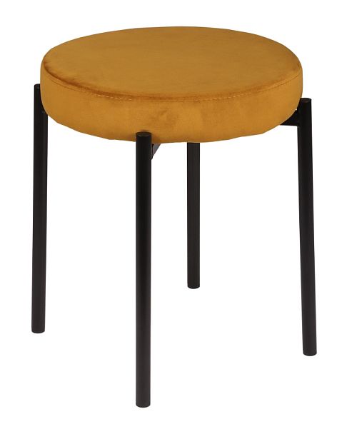 Комплект табуретов Кен, Confetti chai tea/черный, 4 шт. - Вид 1